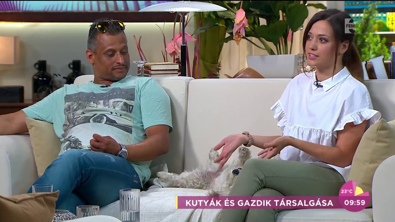 Cuki: Nagy Adri kutyusa még a tévéből is felismeri gazdija hangját - tv2.hu/fem3cafe