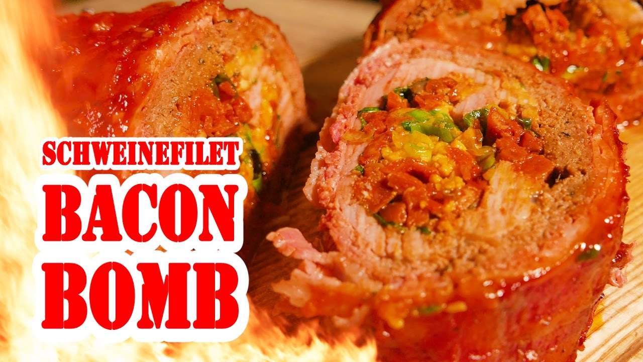 Schweinefilet Bacon Bomb - BBQ Grill Rezept Video - Die Grillshow 242