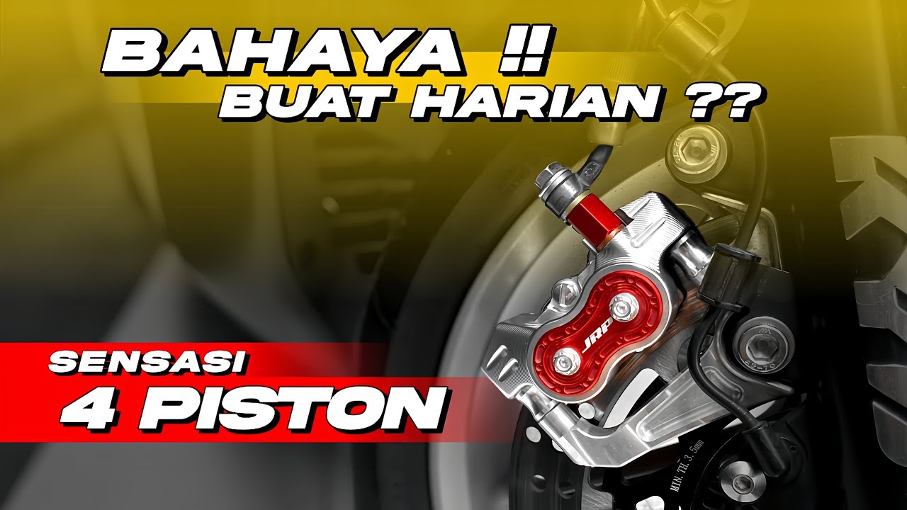 Apakah Worth it ? ​Kelebihan & Kekurangan Kaliper JRP gen Alpha 4 Piston untuk Motor Harian