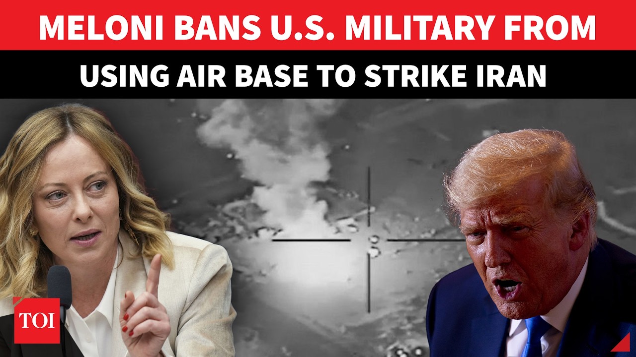 Meloni SHUTS DOOR On US, American Bombers BLOCKED From NATO Base Before Iran Ground Mission