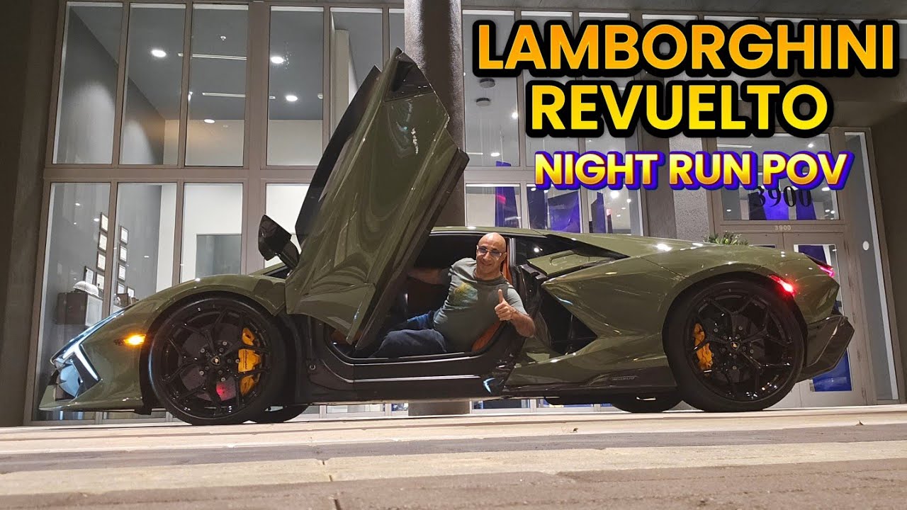 Lamborghini Revuelto - Night Run POV