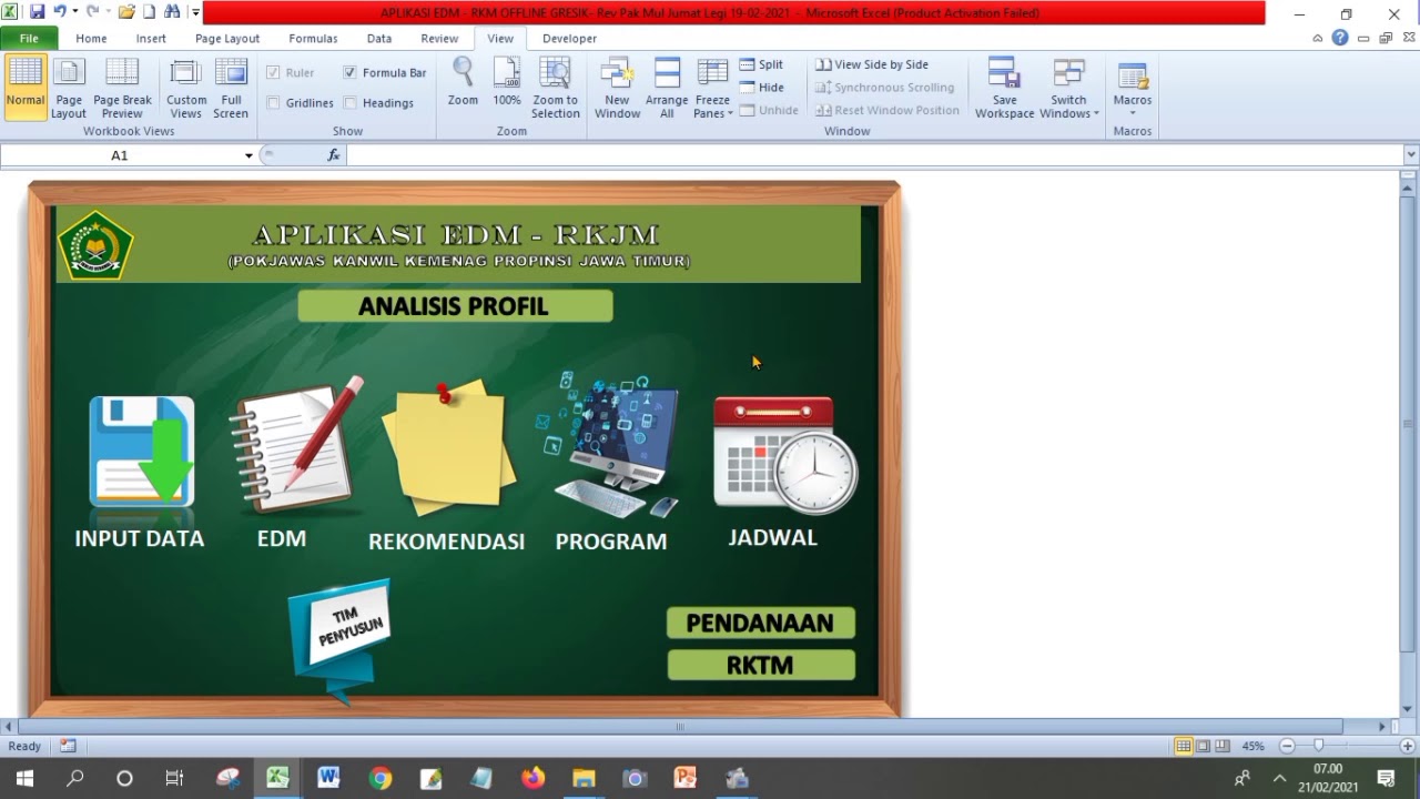 EDM, RKJM DAN RKTM OFFLINE POKJAWAS JATIM- FOR GRESIK (Download File di Deskripsi)