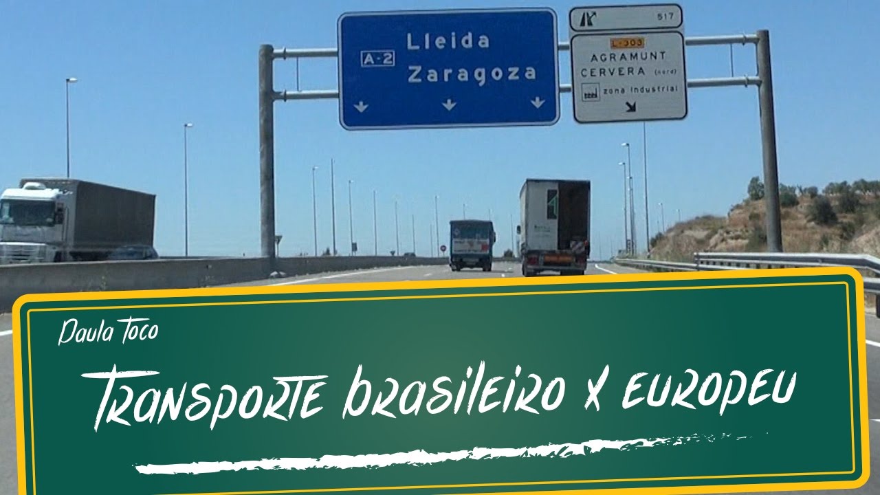 Transporte brasileiro x europeu