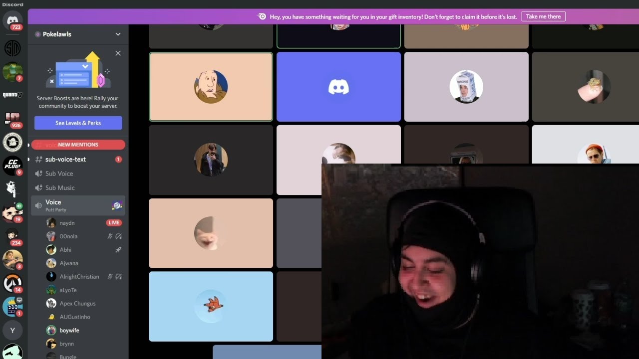 Pokelawls gets his discord to all smoke at the same time