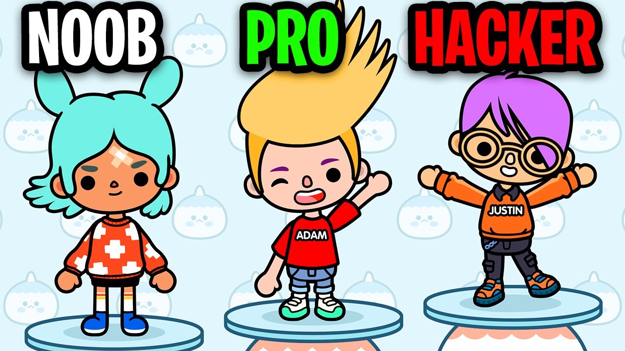 КАК ВСТРЕТИЛИСЬ LANKYBOX!? НУБ против ПРО против ХАКЕРА в TOCA LIFE WORLD!