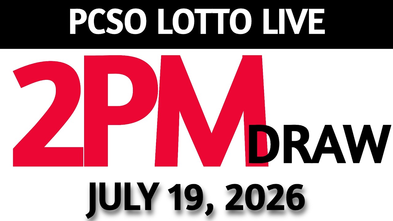 Lotto Result Today 2pm Draw July 19, 2026 Swertres Ez2  PCSO LIVE