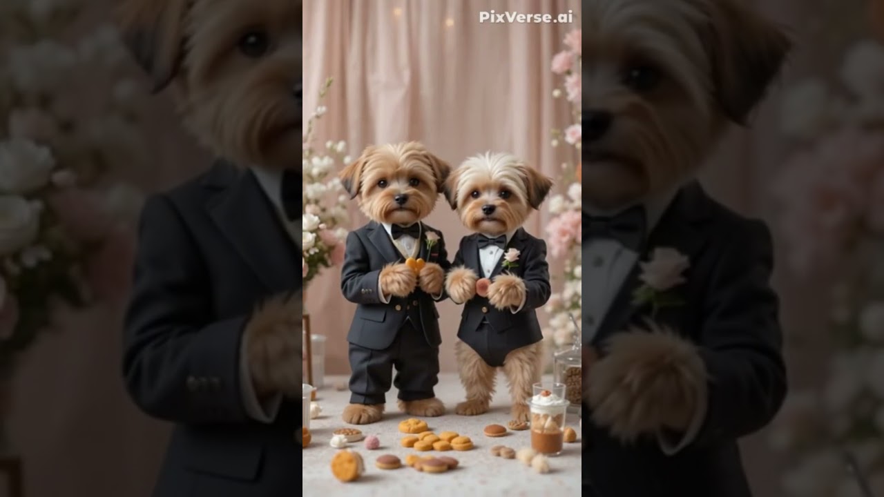 Poor Puppy Wedding Video: Havanese Puppy Wedding LOVe...Too darn Cute! #animals #cute #pets #puppy