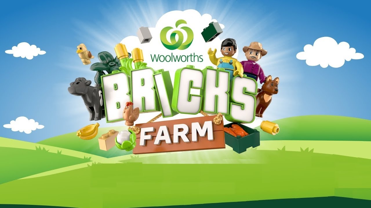 Woolworths Bricks Farm | Lego compatible | Build a Woolworths Farm | 2023