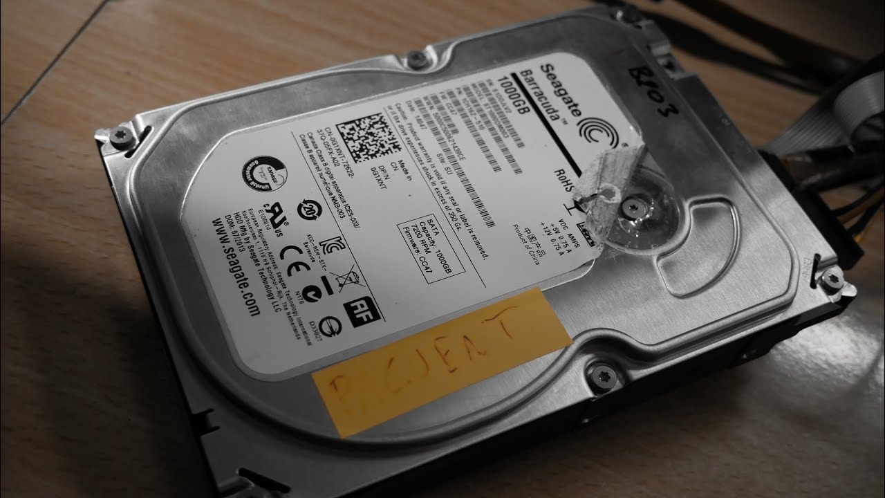 Seagate ST1000DM003 - odzyskanie danych z dysku po domowej wymianie głowic.