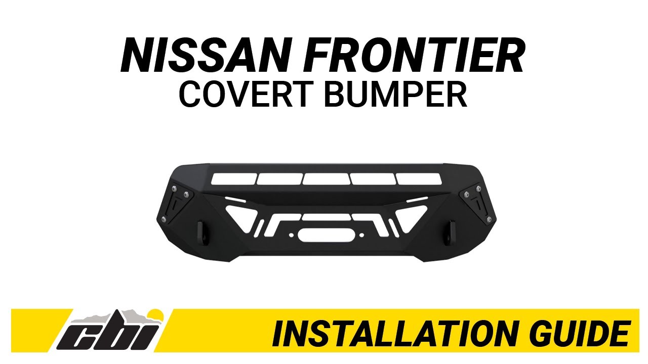 Бампер Nissan Frontier Covert 2022 года