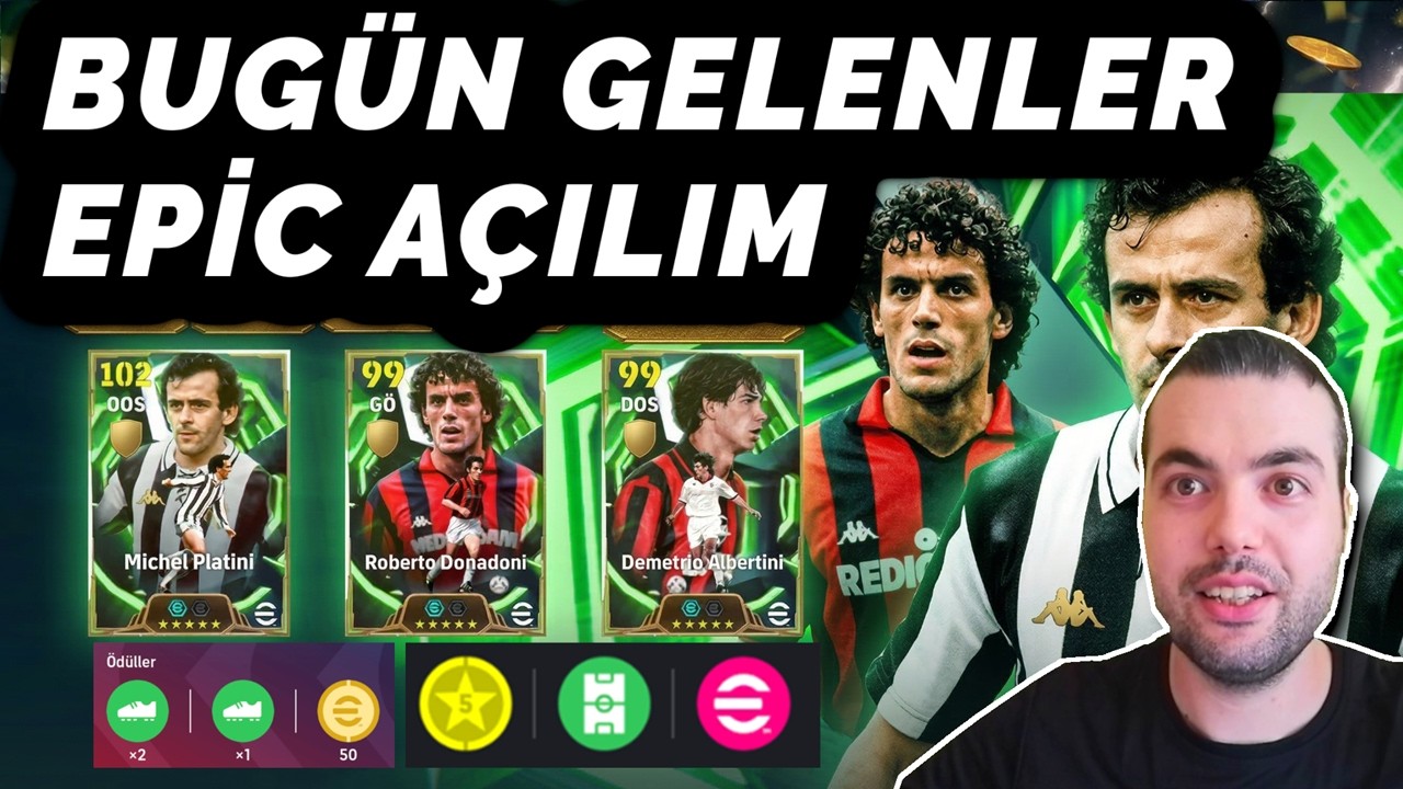 BUG&Uuml;N GELENLER🔥107 PLATİNİ EPİC PAKET A&Ccedil;ILIMI (eFootball 2026 Mobile)