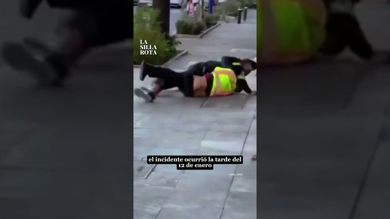 Captan en video enfrentamiento entre policía de Tránsito y civil en CDMX