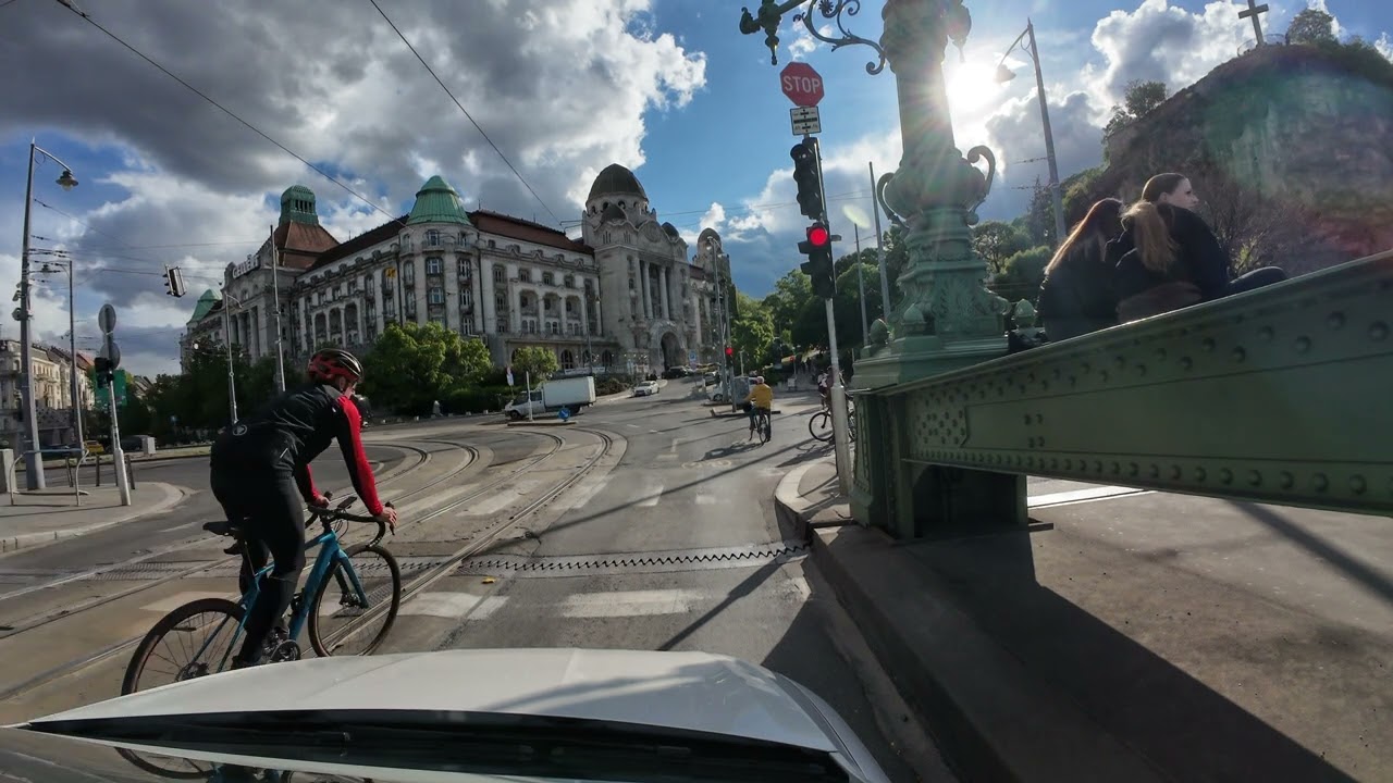DRIVING IN BUDAPEST 🇭🇺 // From city center to the highway // 4K