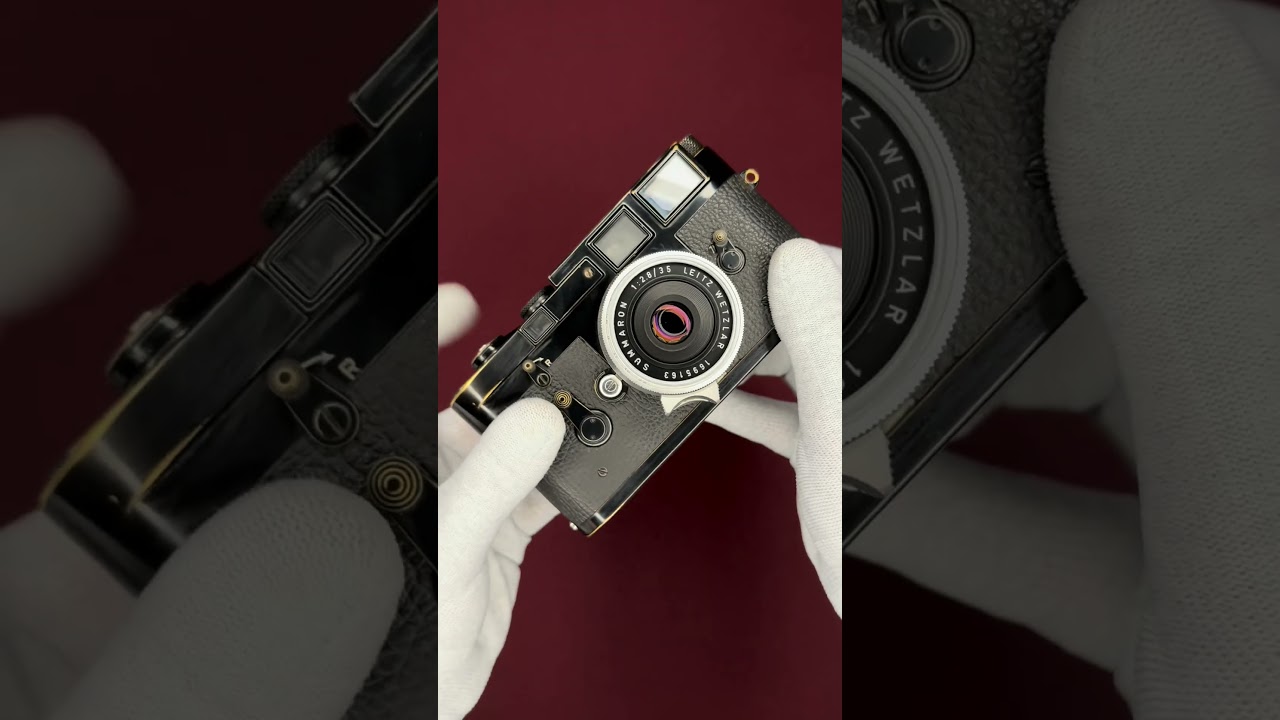 Comparing an Original 1963 Black Paint Leica M3 with a Modern Repaint -- Full Film Test