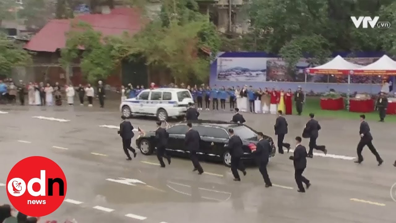 Kim Jong-un arrives in Vietnam after mammoth 2,800 mile train journey