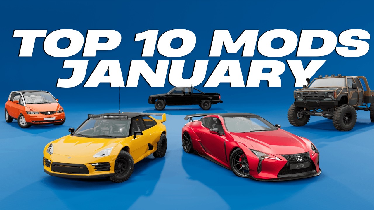 Top 10 FREE BeamNG Mods That Actually WORK in 2026!