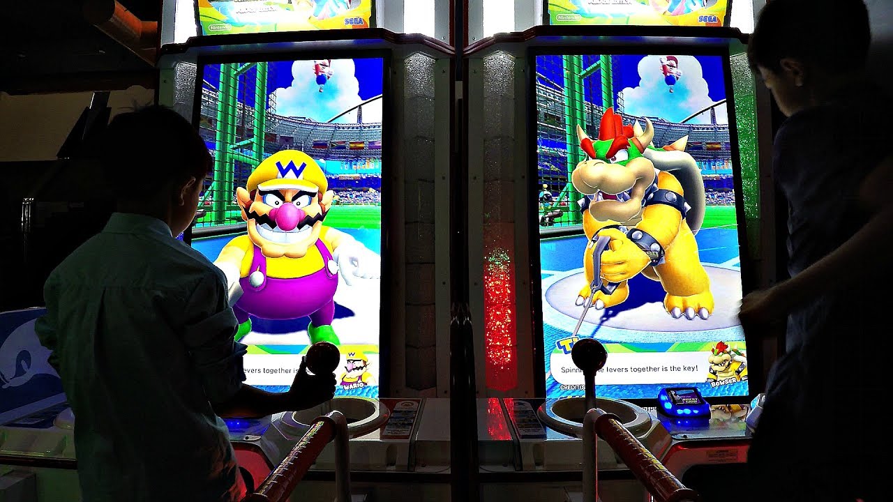 Mario & Sonic Rio 2016 Olympic Games Arcade Edition Game Play! ゲームセンター