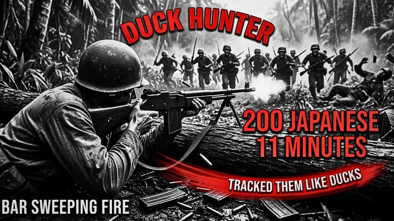 When 200 Japanese Charged at Dawn — This American Hunter's BAR Stopped All 200 in 11 Minutes