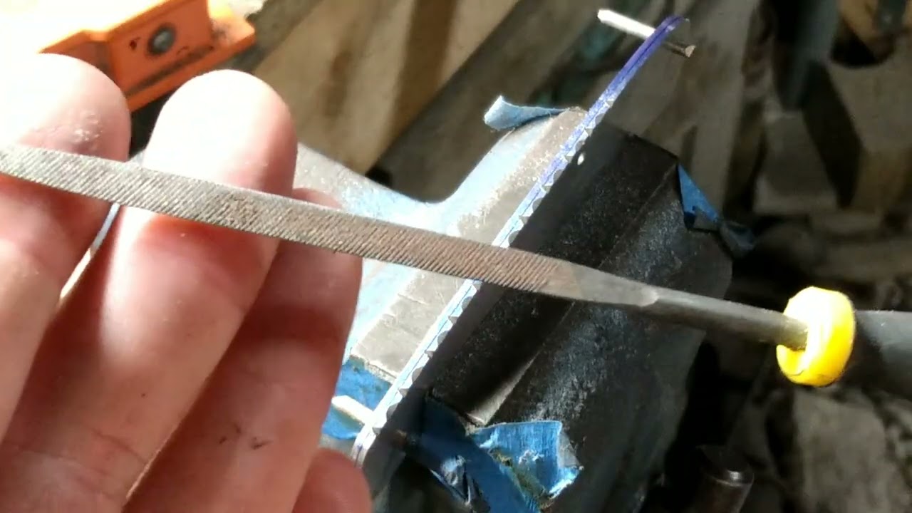 How I make a slip joint pocket knife - part 7