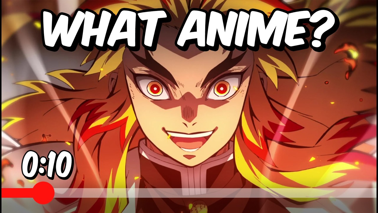 Can you guess the anime by the first 10 seconds ?