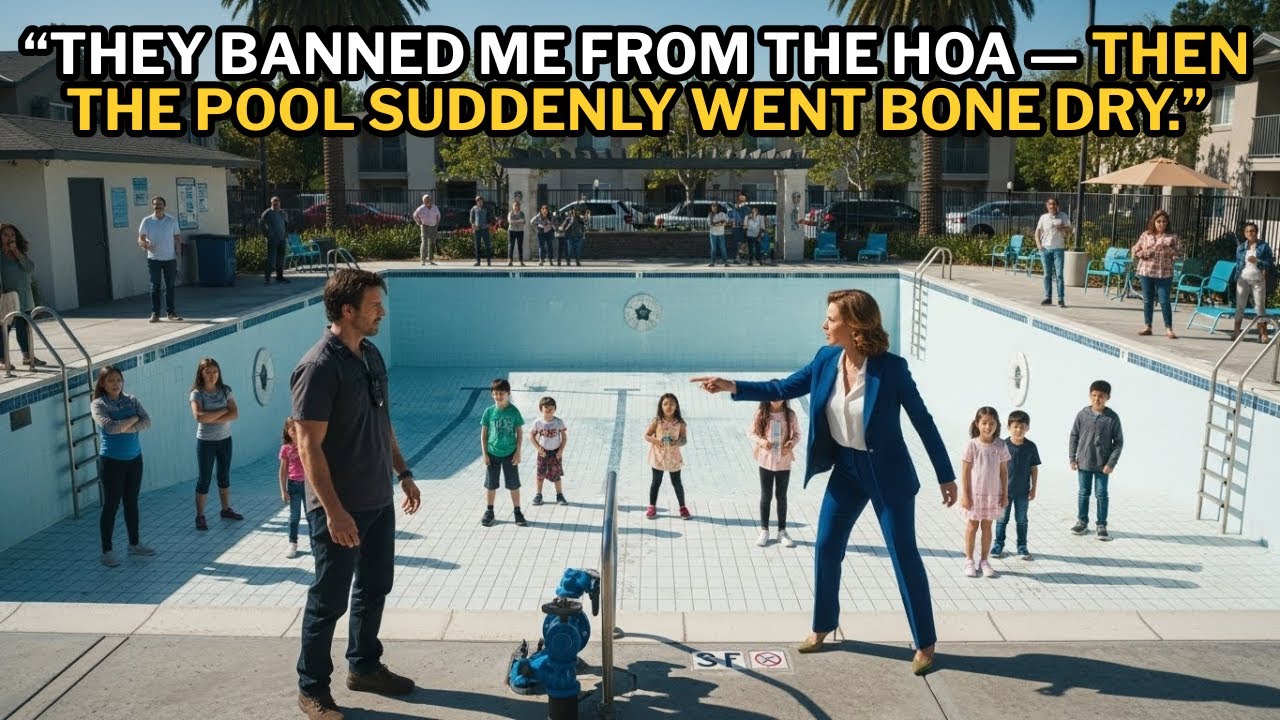 HOA Karen Banned Me From the Pool — So I Bought the Pump and Drained It Dry