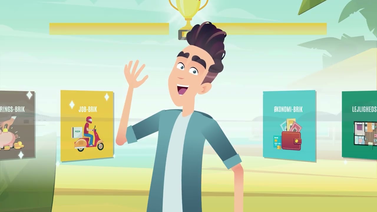 Animationsfilm af spilleregler - Guld eller G&aelig;ld