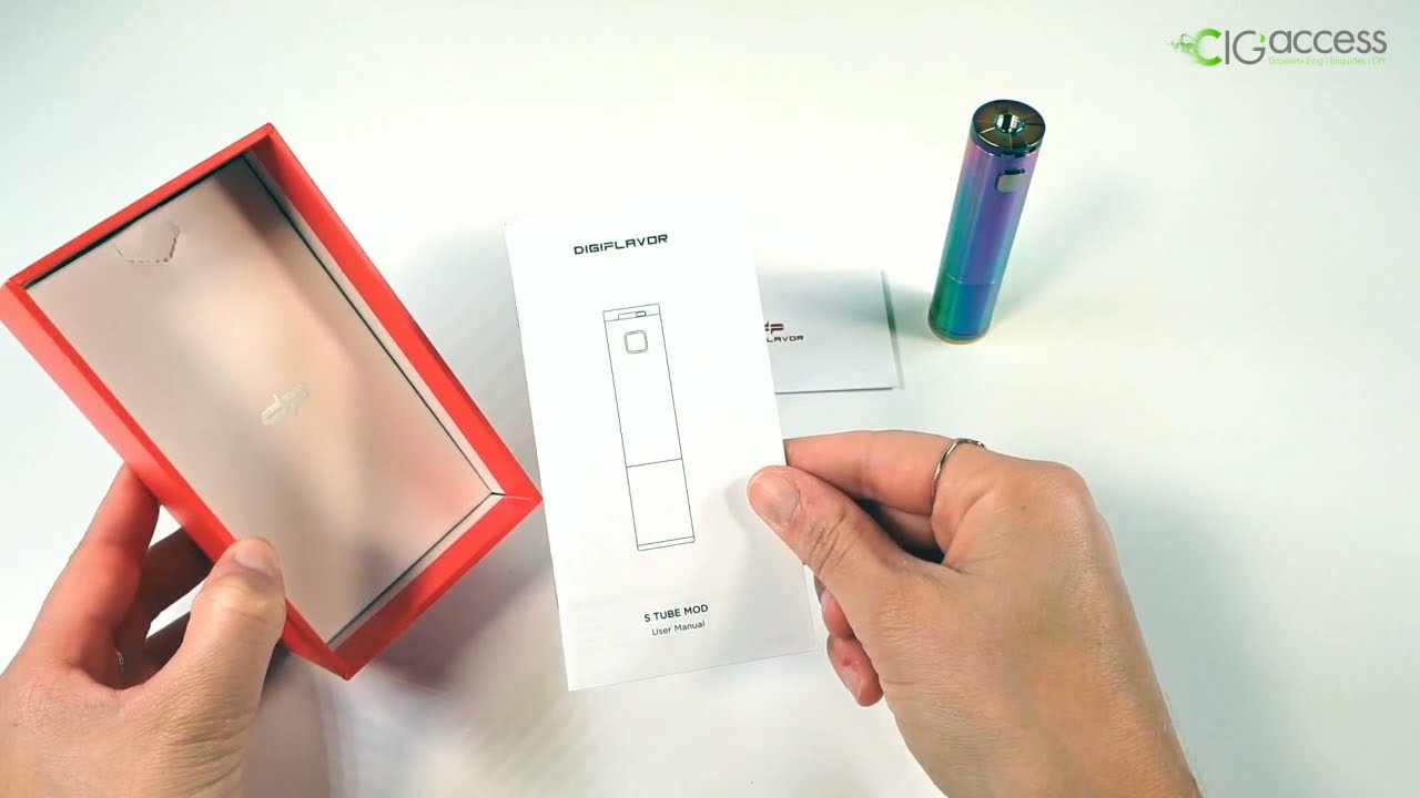 Cig Access - La minute Deboxing - Digiflavor   S Tube Mod