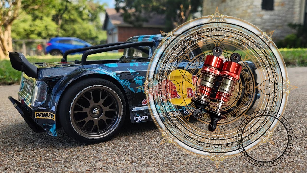 How to lower any RC car ride for cheap?  Example used is MJX Hyper Go 14301