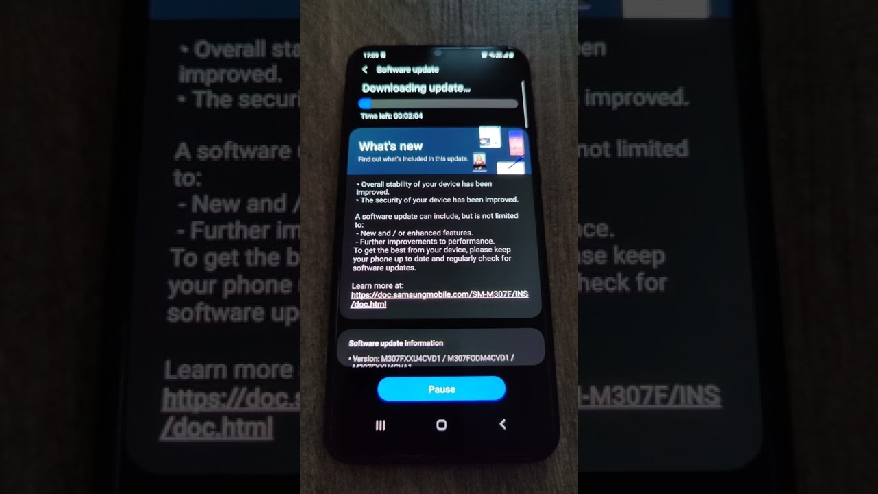 Samsung m30s software update available for March 2021