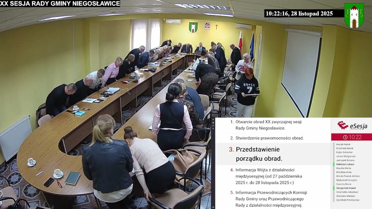 XX Sesja Rady Gminy Niegosławice