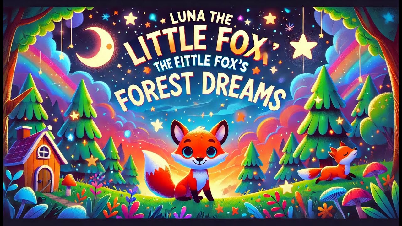 Luna the Little Fox&rsquo;s Forest Dreams|Relaxing Bedtime Story for Kids with Calming Music & Animation