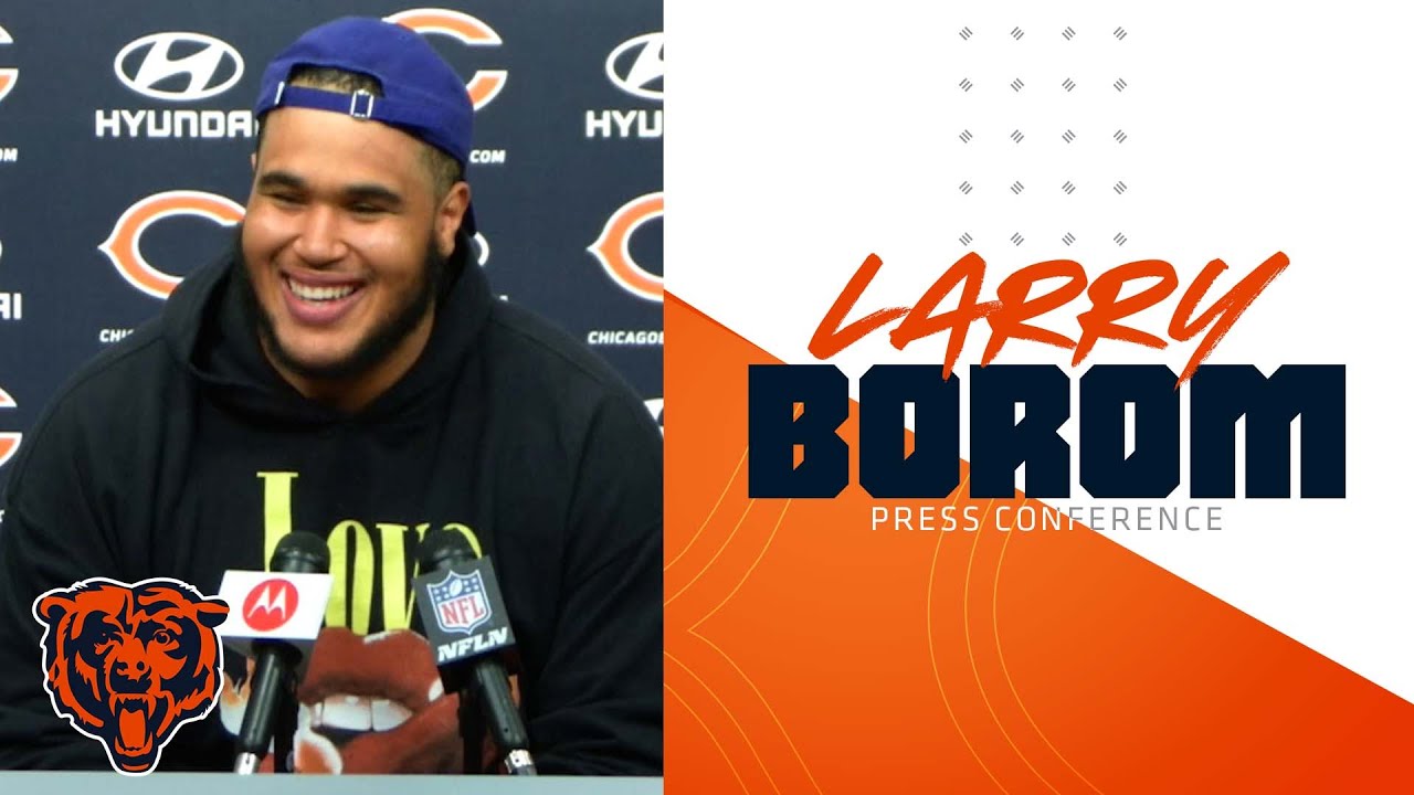 Larry Borom: Media Availability | Chicago Bears