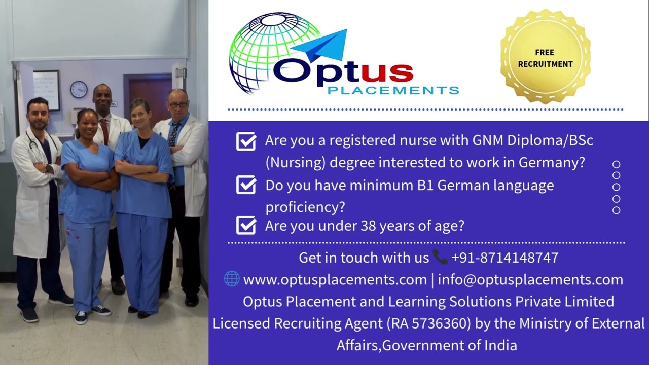 Work as a registered nurse in Germany