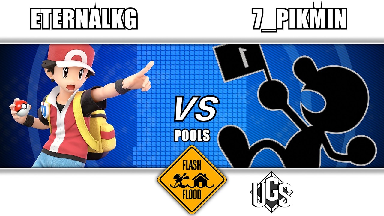 Flash Flood - Pools - EternalKG(Pokemon Trainer) Vs. 7_Pikmin(Mr Game and Watch)