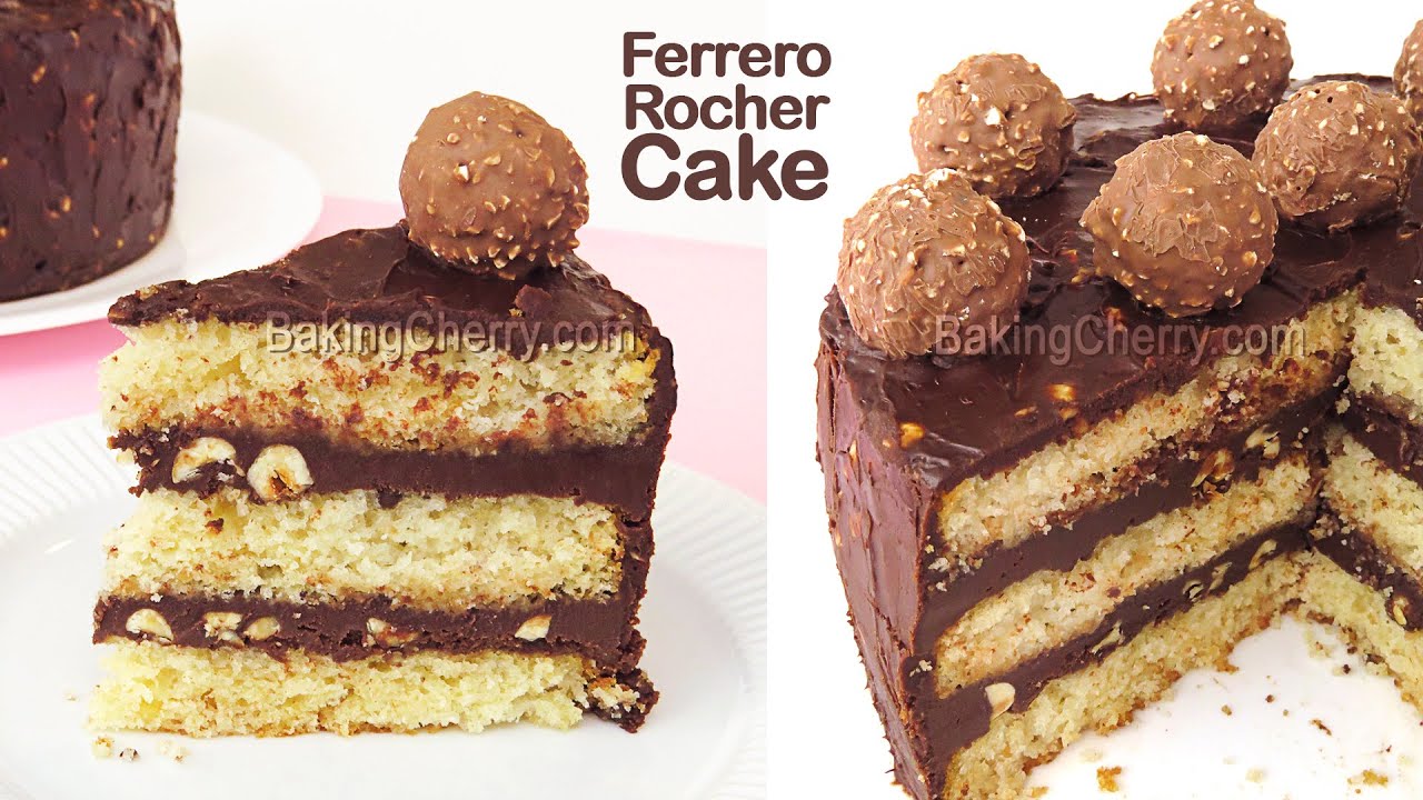 Ferrero Rocher CAKE Recipe! Fluffy and Delicious Nutella Chocolate Cake | Dessert | Baking Cherry