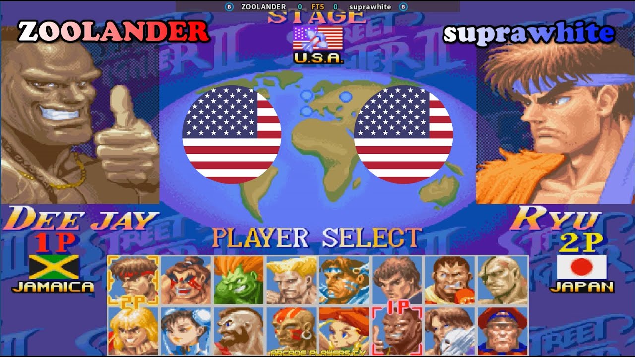 Super Street Fighter 2 Turbo ➤ ZOOLANDER (Usa) vs suprawhite (Usa) 슈퍼 스트리트 파이터 2 터보