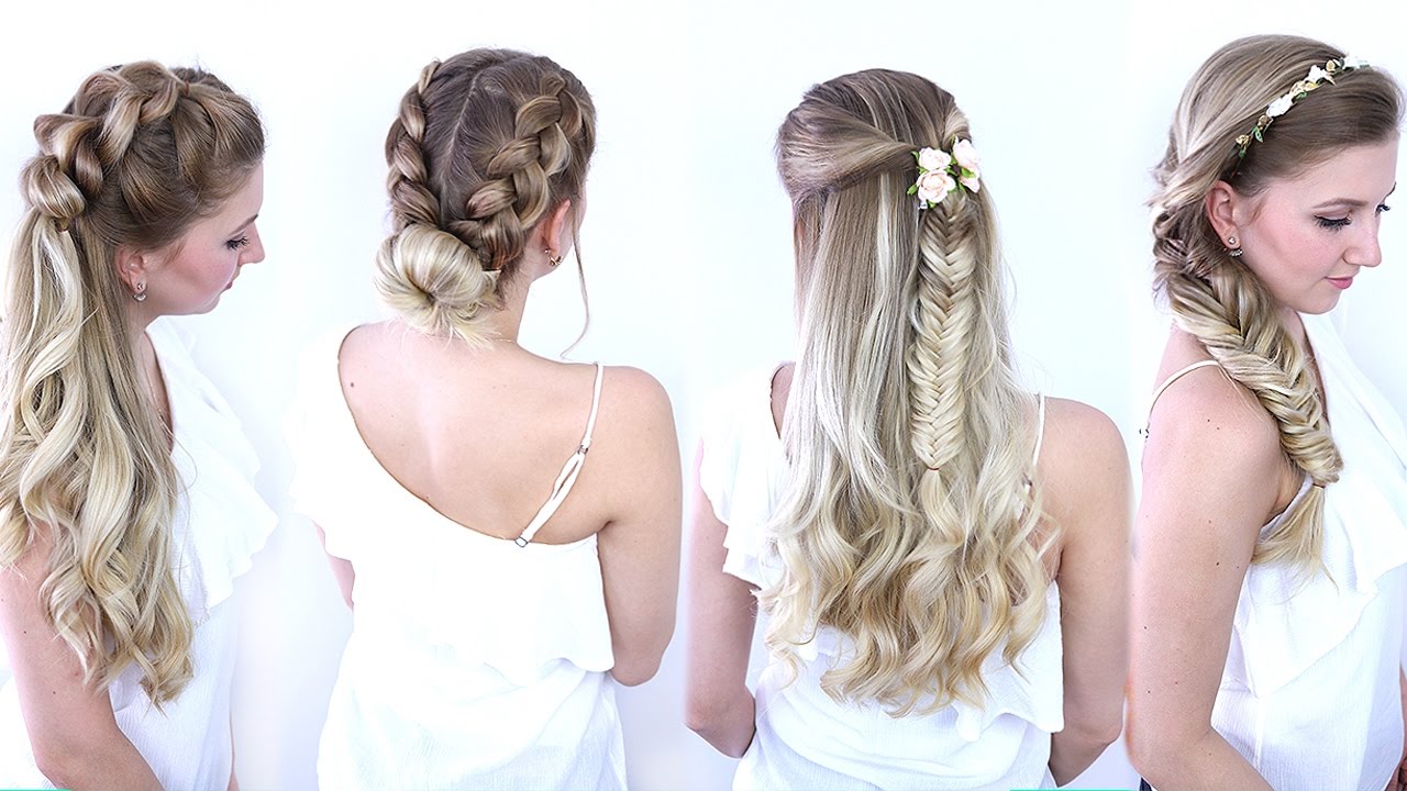 Die 4 SCHÖNSTEN FRISUREN mit WOW EFFEKT - Einfach & Schnell! TheBeauty2go