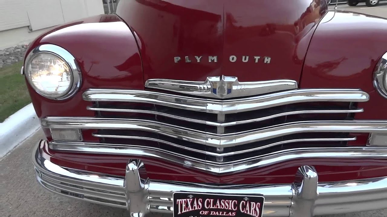 1949 Plymouth Sedan Classic Car in action