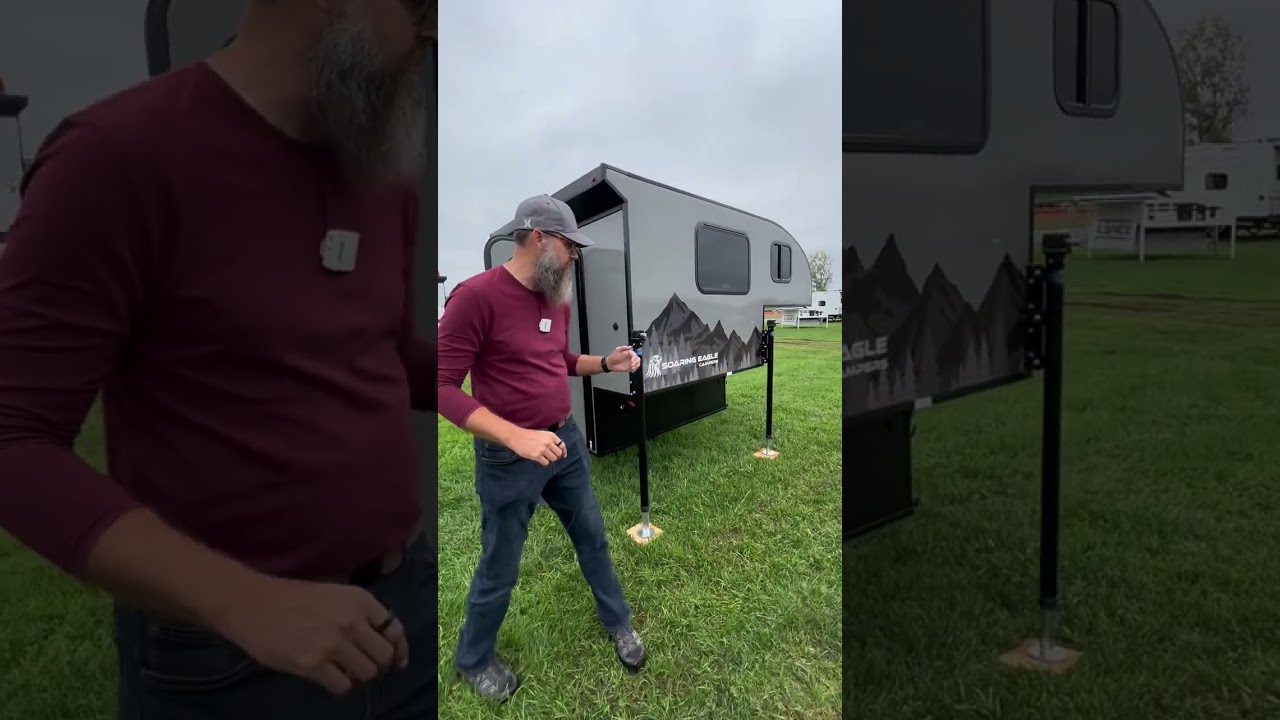 Check Out the Soaring Eagle Truck Camper Made For a Toyota Tacoma! #truckcamper #truckcamping #rv