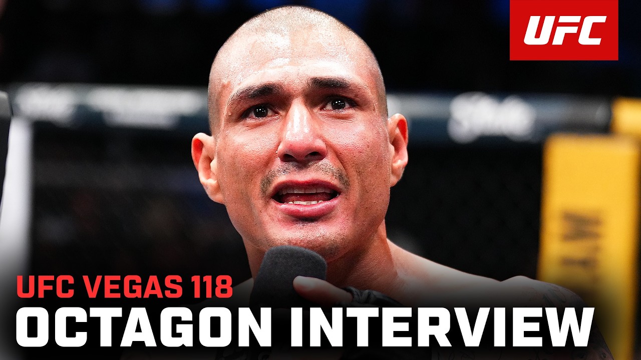 Интервью с Эдгаром Чайресом в октагоне | UFC Vegas 118