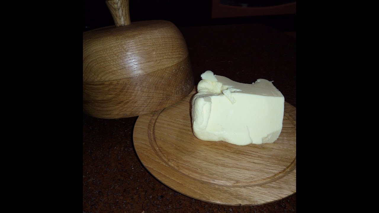 How to make a butter dish on a lathe.