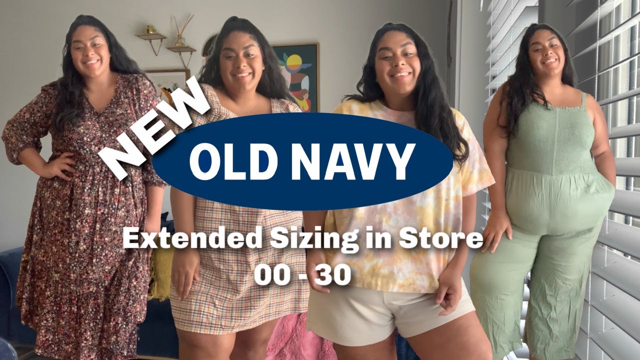 New Old Navy Try On Haul - Extended Sizing in Stores | 00 - 30 Bodequality