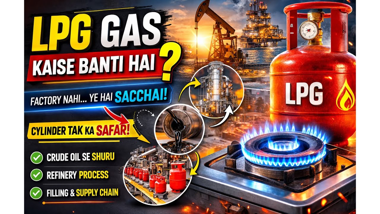LPG Gas Kaise Banti Hai? 🤯 Cylinder Tak Ka Safar | Full Documentary