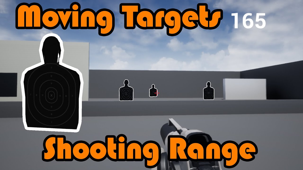 Practice Shooting Range | Moving Targets | Score In Widget - Unreal Engine 4 Tutorial