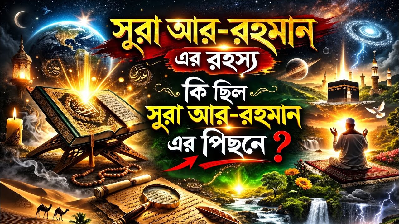 সুরা আর রহমান নাজিল রহস্য  #quran #islamicvideo #সূরারহমান #arrahman 