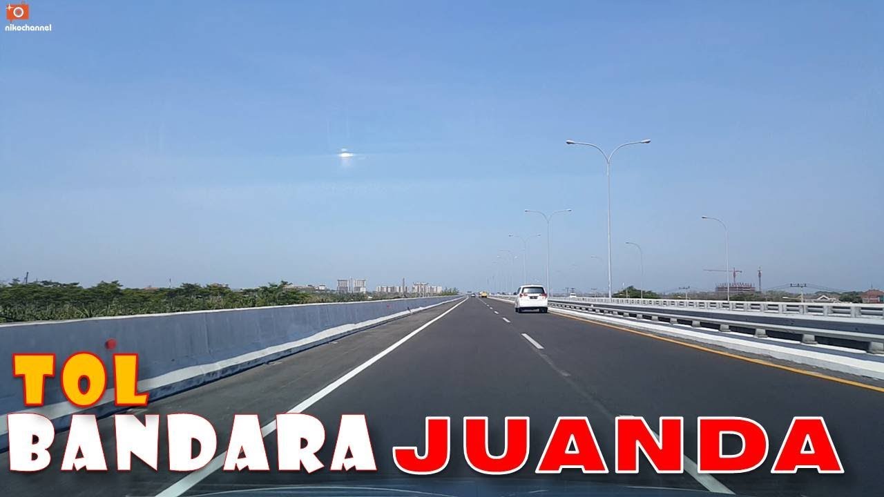 TOL Bandara JUANDA - Masuk ke Bandara Juanda Terminal 1