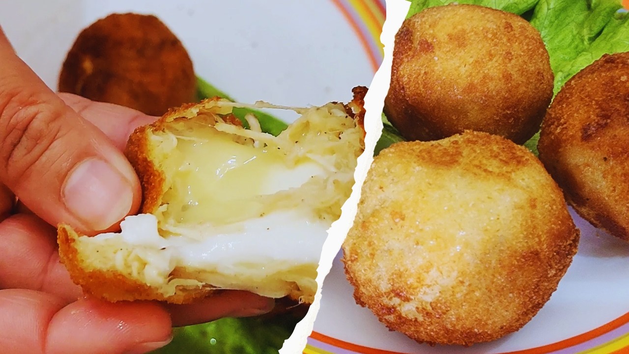 You Won't Believe this CRISPY POTATO CHEESE BALLS Recipe, CRISPY & CHEESY SNACKS