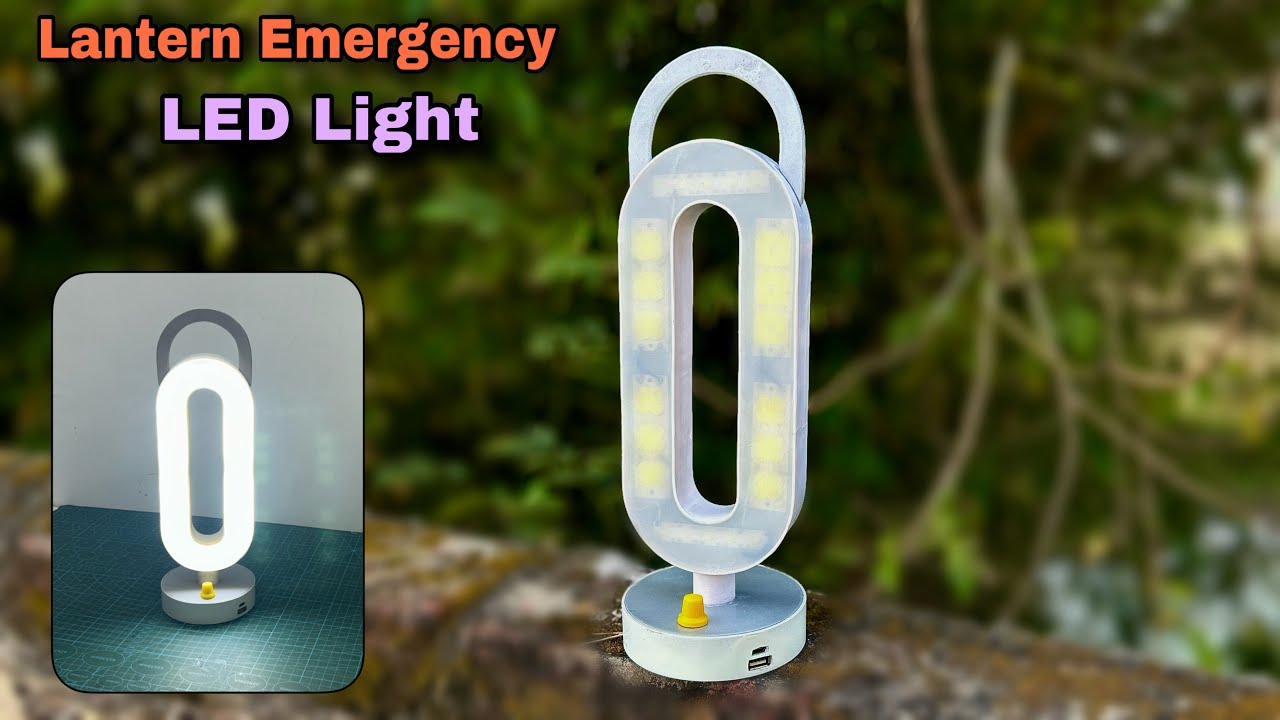 How to make Emergency LED Light at home ||ghar mein rechargeable light Kaise banaen ||