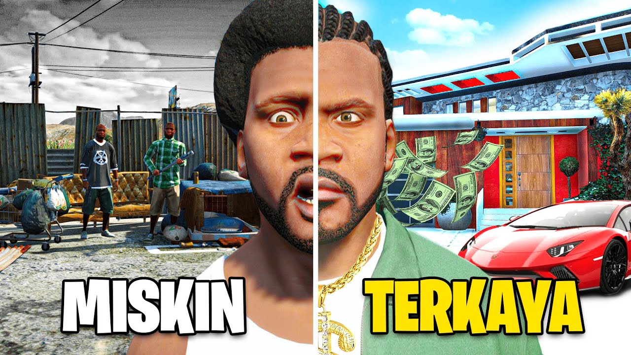 Gua Menjadi Gangster TERMISKIN Sampai TERKAYA di GTA 5! (Mod)
