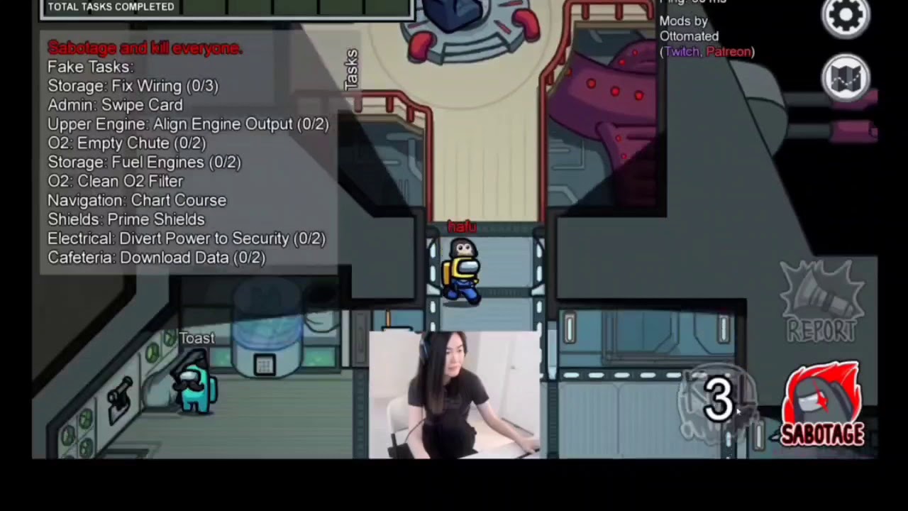 Hafu being mad at Toast.